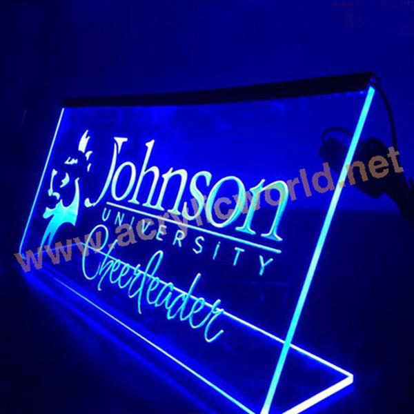 oem acrylic edge lit led sign supply